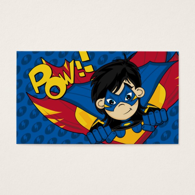 Masked Superhero Bookmark (Front)