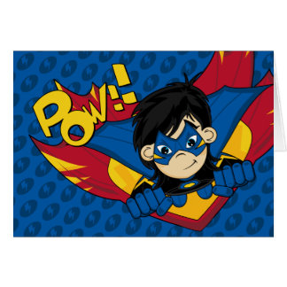 Masked Superhero Card