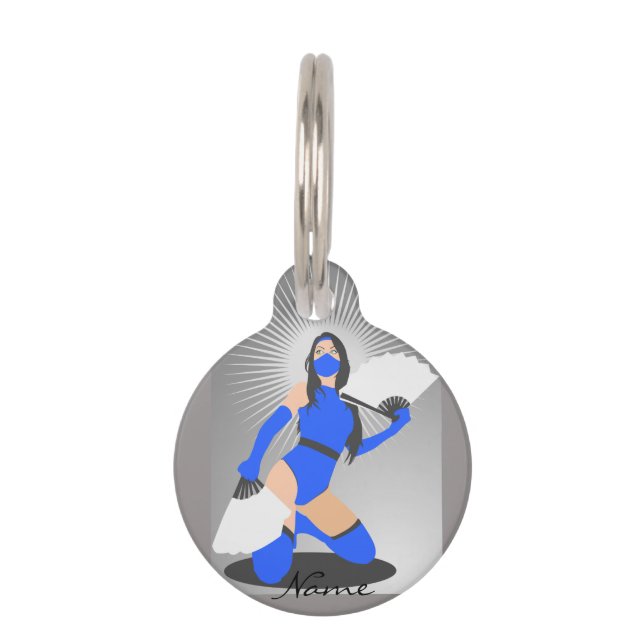 Masked Warrior Princess Thunder_Cove Pet Tag (Front)