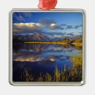 Maskinonge Lake in Waterton Lakes National Park 3 Metal Ornament