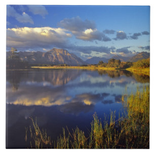 Maskinonge Lake in Waterton Lakes National Park 3 Tile