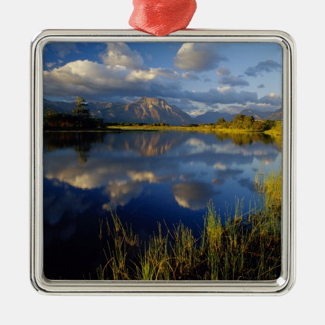 Maskinonge Lake in Waterton Lakes National Park Metal Ornament (Front)