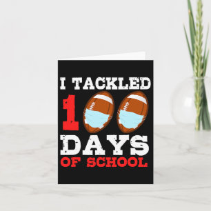 Masks Fun 100 Days Of School Teacher Boy Card
