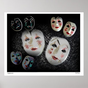 Masks Mask Art Poster