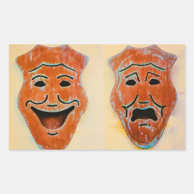 Masks of the Theatre Sticker (Front)