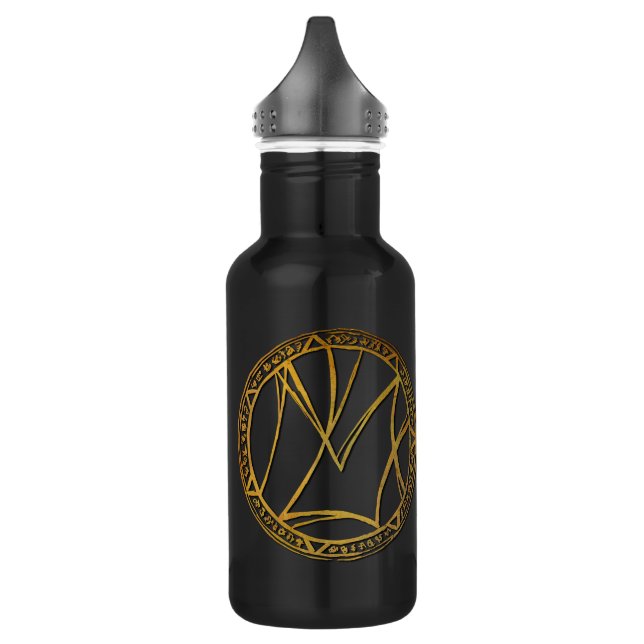 Masks of Under Logo 532 Ml Water Bottle (Left)