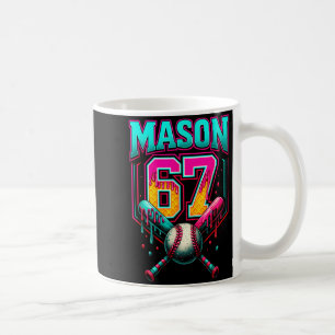 Mason 67 Funny Ice Cream Drip Baseball Ice Cream D Coffee Mug