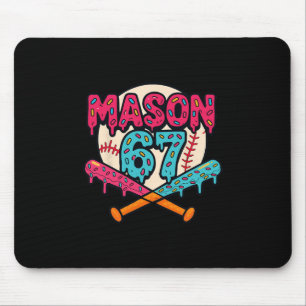 Mason 67 Funny Ice Cream Drip Sell Meme Graphic  Mouse Pad