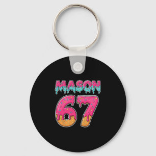 Mason 67 Funny Ice Cream Six Seven Meme Men Women  Keychain
