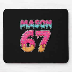 Mason 67 Funny Ice Cream Six Seven Meme Men Women  Mouse Pad