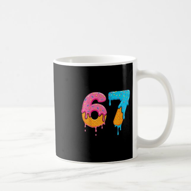 Mason 67 Ice Cream Drip Meme Six Seven  Coffee Mug (Right)