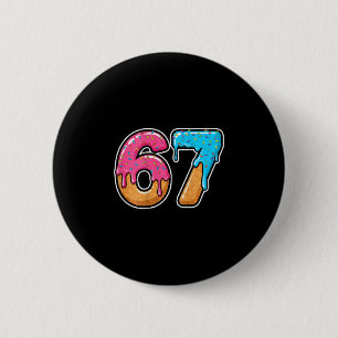 Mason 67 Ice Cream Drip Meme Six Seven Funny (on C 2 Inch Round Button