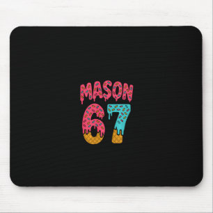 Mason 67 Ice Cream Meme Funny Six Seven (on Ck) Pu Mouse Pad