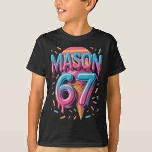 Mason 67 Meme Ice Cream Bysebyll Drip _1  T-Shirt