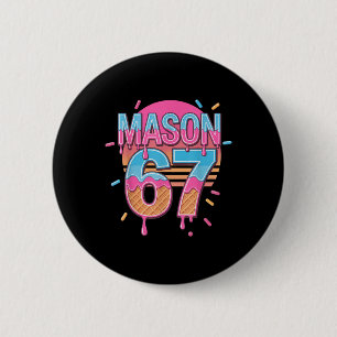 Mason 67 Meme Ice Cream Bysebyll Drip 2 Inch Round Button