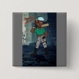 Mason Apocalypse 2 Inch Square Button
