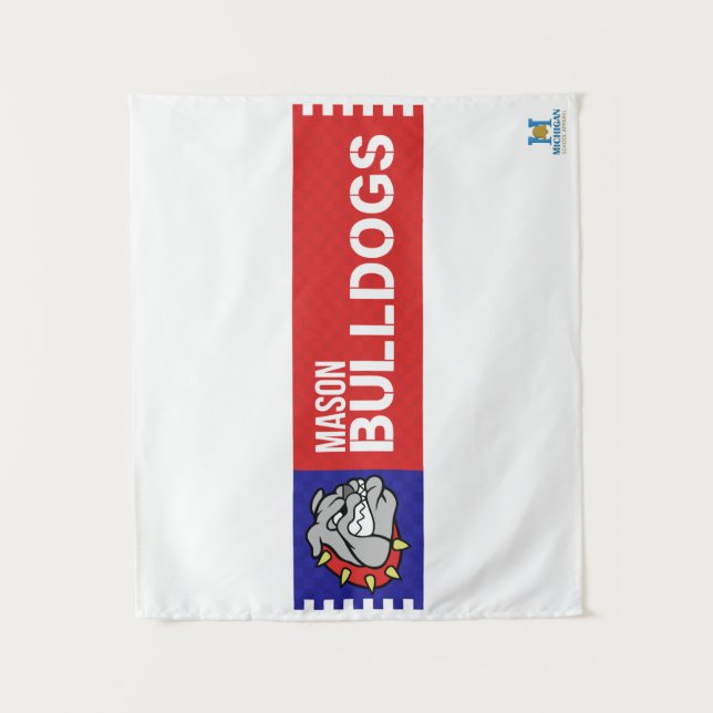 Mason Bulldogs #2 Tapestry (Front)