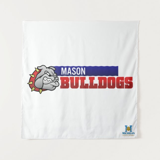 Mason Bulldogs #3 Tapestry (Front)