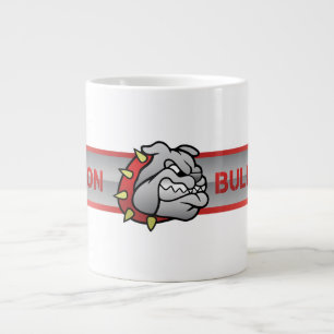 Mason Bulldogs #4 Large Coffee Mug