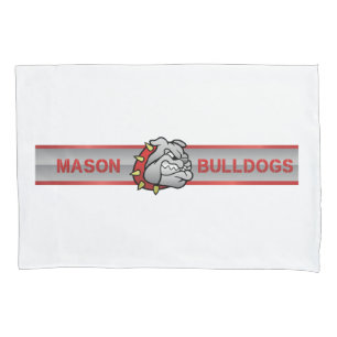 Mason Bulldogs #4 Pillowcase
