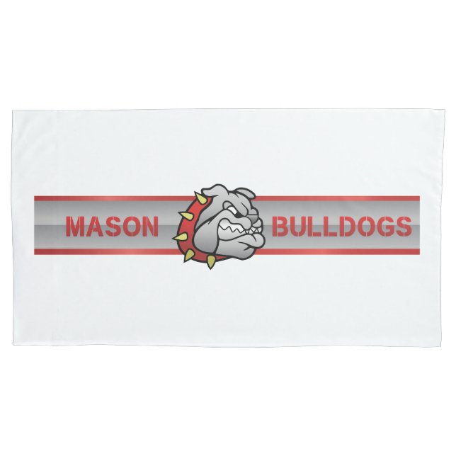 Mason Bulldogs #4 Pillowcase (Front)