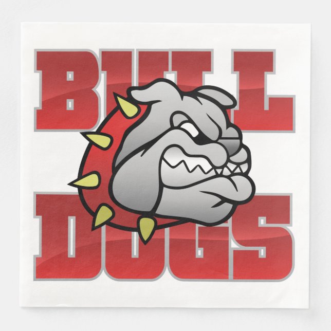 Mason Bulldogs #5 Napkin (Front)