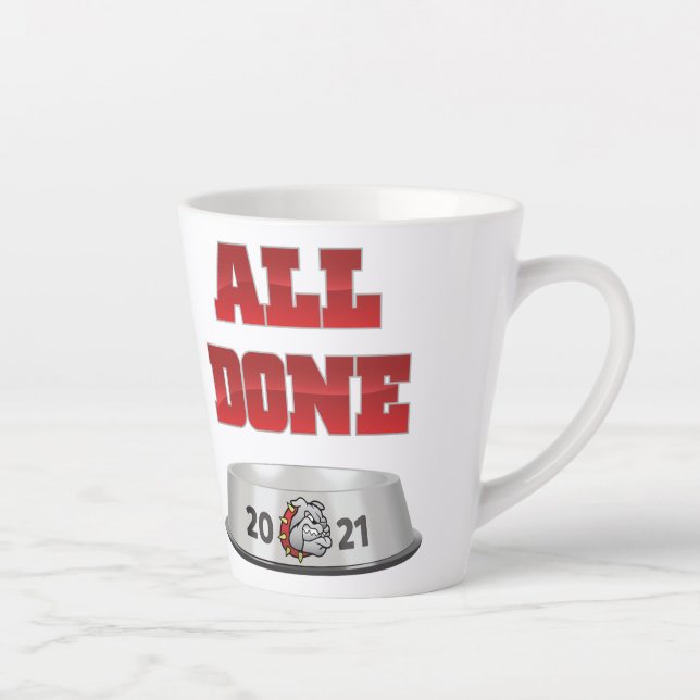 Mason Bulldogs #7 Latte Mug (Right)