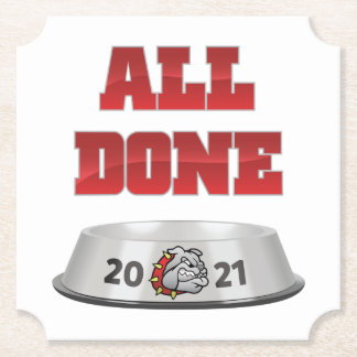 Mason Bulldogs #7 Paper Coaster