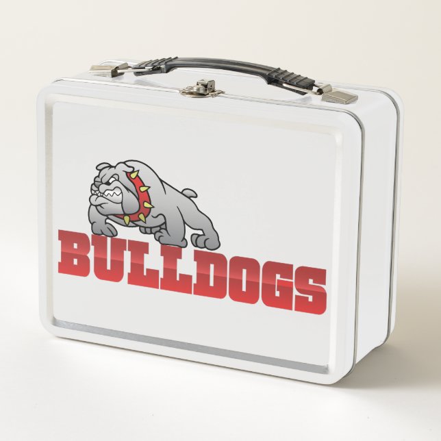 Mason Bulldogs #8 Metal Lunch Box (Front)