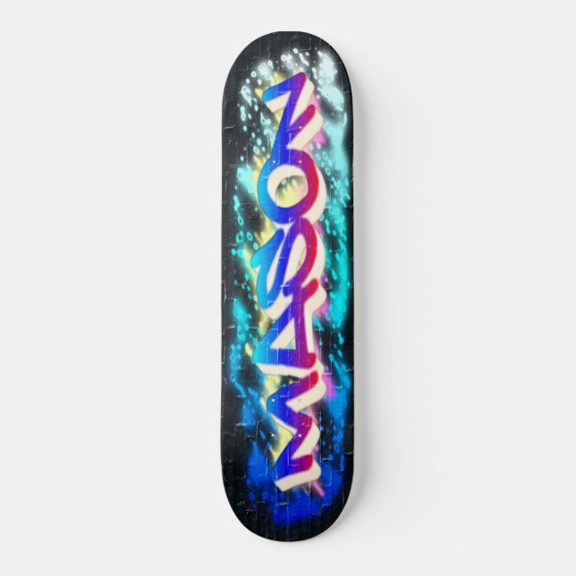 MASON Customisé Graffiti Skateboard (Recto)