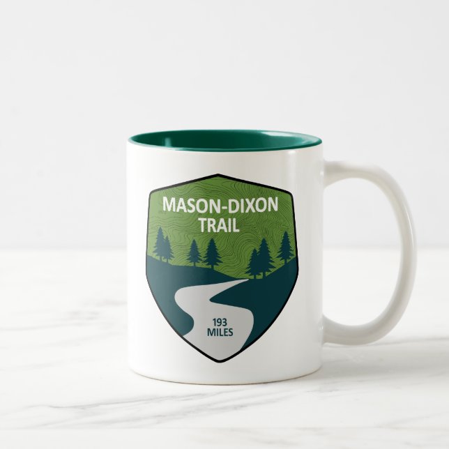 Mason-Dixon Trail Two-Tone Coffee Mug (Right)