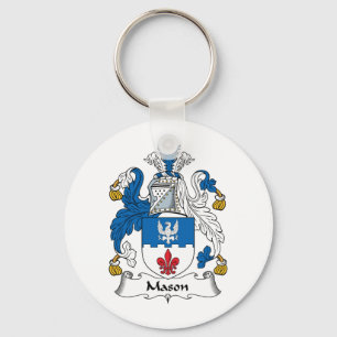 Mason Family Crest Keychain
