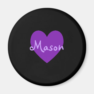 Mason in Purple Magnet