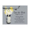 Mason Jar and Wildflowers Wedding Invitations