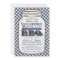 Mason Jar BBQ Invitation, Couples Shower Navy Blue
