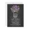 mason jar chalkboard bridal shower invitation