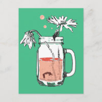 mason jar daisy drowns