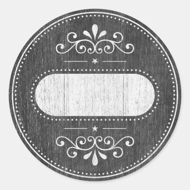 Mason Jar étiquette - série Chalkboard (Devant)