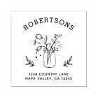 Mason Jar Flowers | Create Your Own Return Address