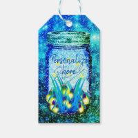 Mason jar lightning bug glowing firefly magnet