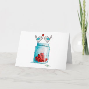 Mason Jar of Love Card
