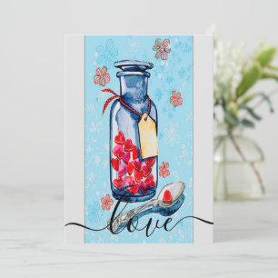 Mason Jar of Love Holiday Card