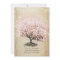 Mason Jar Pink Rose Gold Heart Leaf Tree