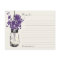Mason Jar Recipe Card