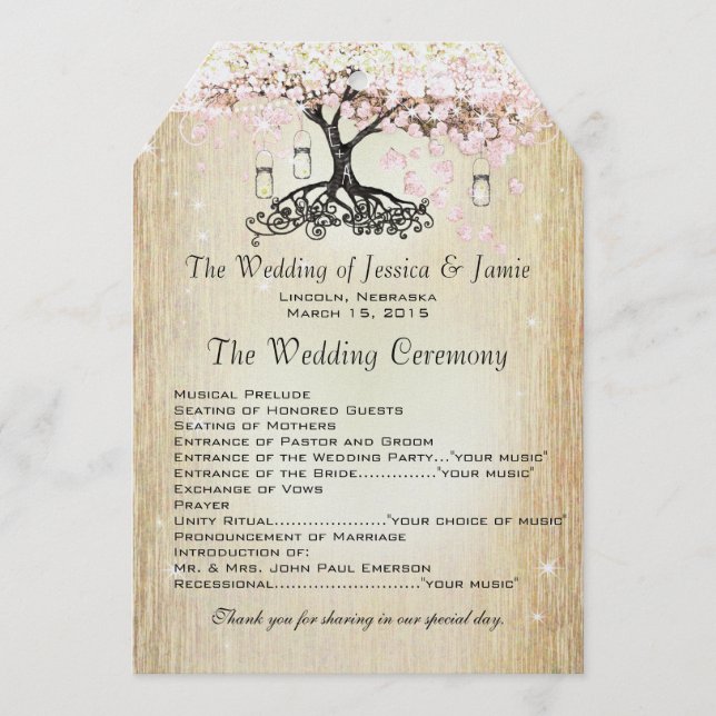 Mason Jar Rose Rose Gold Heart Leaf Tree Programme (Devant)