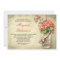 mason jar rustic bridal shower invitations