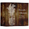 Mason Jar Stamp on Dark Wood Plank