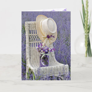 Mason Jar sur Chaise Carte d'amitié