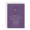 Mason Jar with Fireflies Wedding Invitation Purple