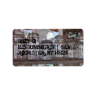 Mason Jars - Address Labels
